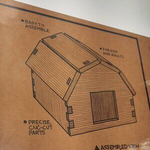 Wooden Barn Kit You Build It Barn by Jimmy's Workshop